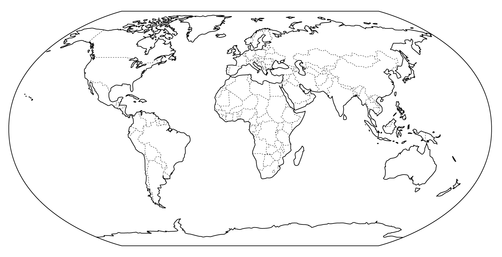Mapa Mundi Sin Nombre Mapamundi para dibujar - MapaMundi